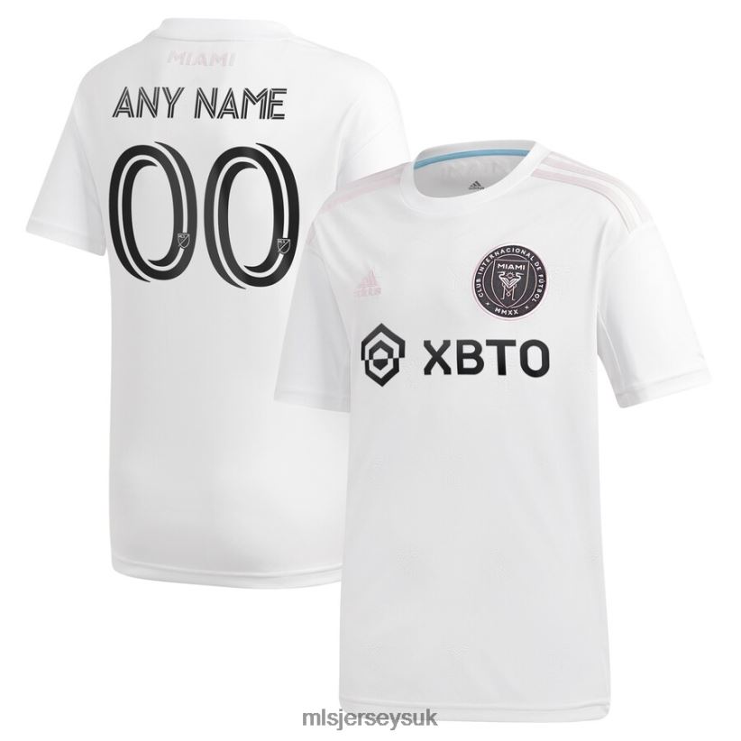 Inter Miami CF Adidas White 2020 Primary Custom Replica Jersey Kids MLS Jerseys Jersey X60B2D441