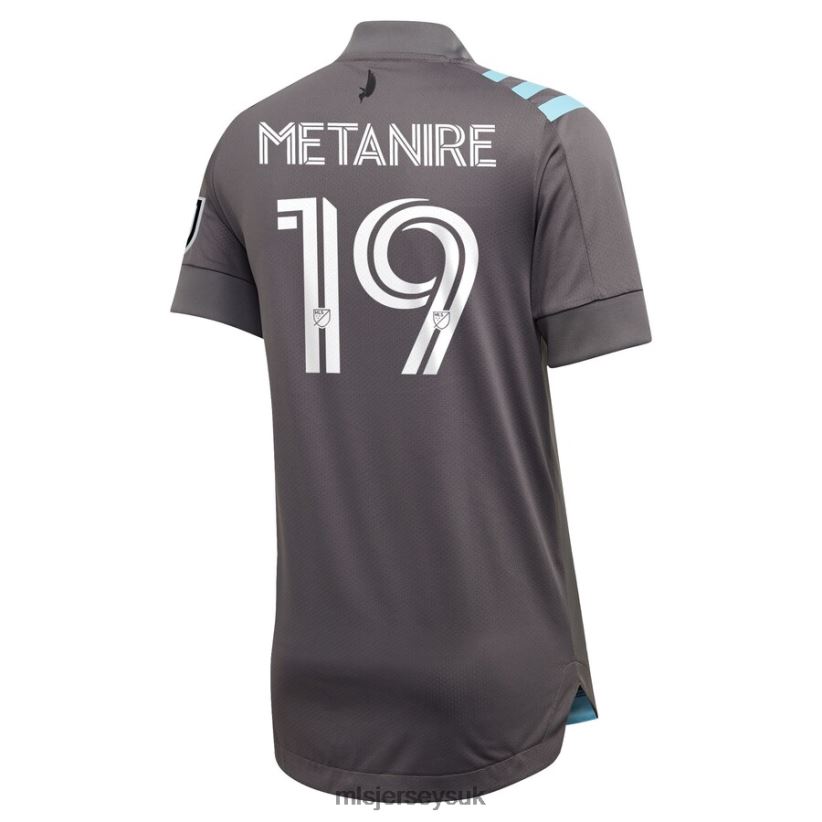 Minnesota United FC Romain Metanire Adidas Gray 2020 Wing Authentic Jersey Men MLS Jerseys Jersey X60B2D1359