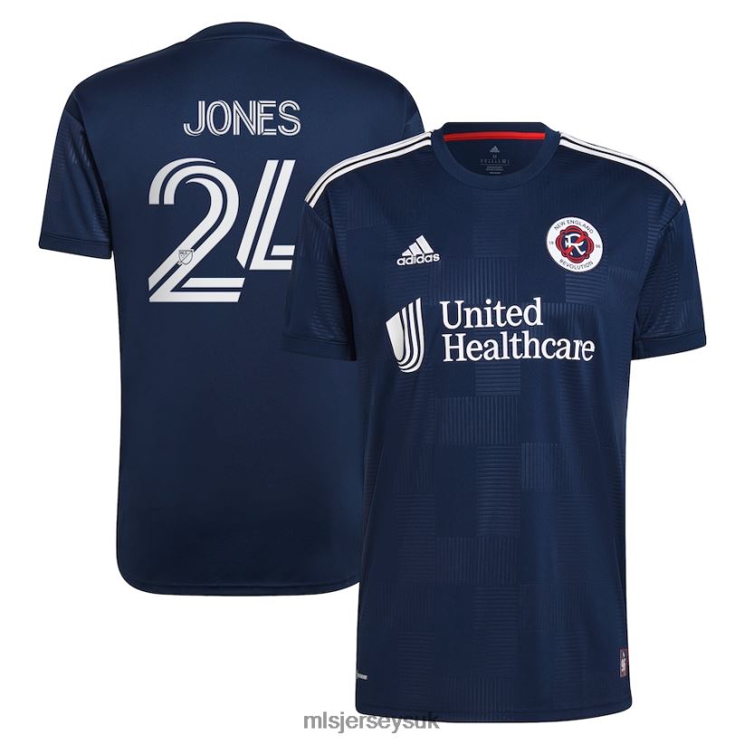 New England Revolution DeJuan Jones Adidas Navy 2023 The Liberty Kit Replica Player Jersey Men MLS Jerseys Jersey X60B2D802